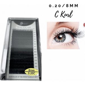 Guardian Beauty Prime Silk Lashes 8mm 0.20 C-krul | Wimpers Extensions | Eyelashes | Wimpers |  Wimperextensions