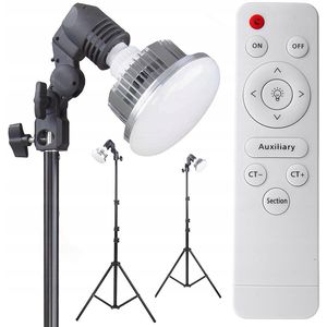 OneUp LED Studio Set: 150W Lamp, 285cm Statief, Afstandsbediening