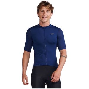 2xu Aero Cycle Korte Mouw Wielertrui Blauw XS Man