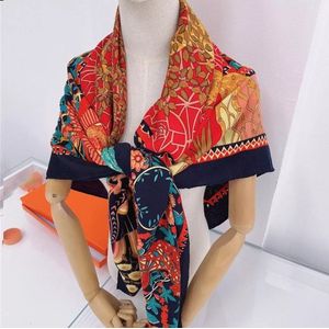Dames sjaal satijn Rood -Youhomy accessoires XL Silk sjaal- 78X185 cm Langwerpige satijn sjaal - zijden sjaal- Luxe shawl- Omslagsjaal- Moederdag cadeau- Bloemen Design| Moederdag cadeau| Valentijnsdag cadeau| Verjaardagen| Feestdagen