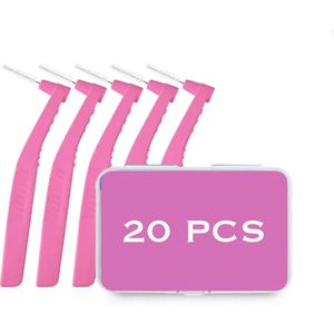 Ragers - Tandenstokers - 0.6 mm - 20 stuks - Flos Borsteltjes - Mondverzorging - Rager - IXEN