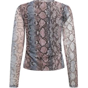 Only - Nova Mesh Top - Blauw - Roze - Zwart - Longsleeves