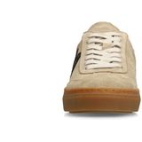 Manfield - Suède Sneakers - Taupe - Casual Schoenen