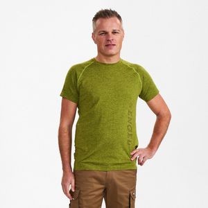 Engel X-treme naadloos T-shirt 9060-155 - Lime Green Melange - L/XL