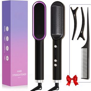 Solacis Draadloze stijlborstel - Stijlborstel - Elektrische haarborstel - Draadloze fohn - Draadloze haarborstel - Must have voor uw haar!