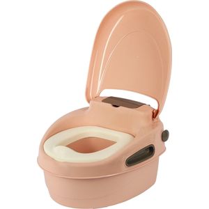 Housie 3-in-1 Plaspotje – Plaspotje kind – Potje peuter – Potje met deksel – WC potje peuter – WC Verkleiner – Opstapje - Roze