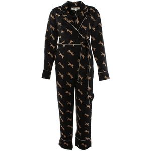 Diane Von Furstenberg - Jumpsuit - Zwart - Polyester