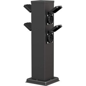 Buitenstopcontact - Buitenstopcontacten Waterdicht - Tuincontactdoos - Zwart