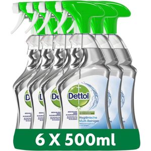 Dettol - Power & Fresh - Hygiënische Allesreiniger Spray - Multireiniger - 6 x 500 ml