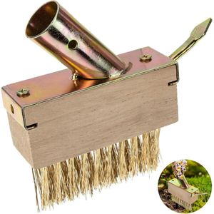 Onkruidborstel terrasblokken-bestrating wiedgereedschap koperdraadharen metalen schraper mosophoping reinigen .