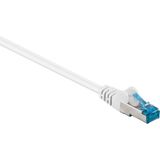 S/FTP CAT6a 10 Gigabit netwerkkabel / wit - LSZH - 20 meter