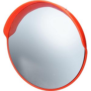 Verkeersspiegel Ø 58 cm met draaibare beugel Rood
