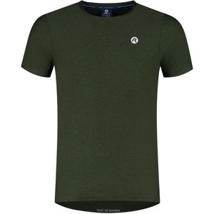 Rogelli Essential Hardloopshirt Heren - Groen - Maat XL