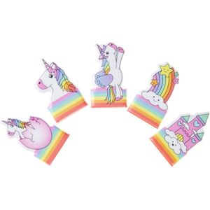 Vingerpoppetjes Eenhoorn 5 STUKS - Speelgoed - Unicorn - Traktatie - Uitdeelcadeautjes voor kinderen