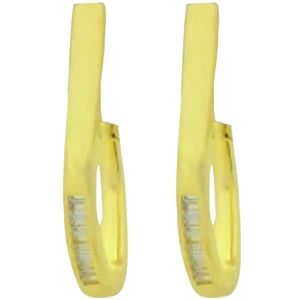 Shine Hoop Earrings Gold 14K
