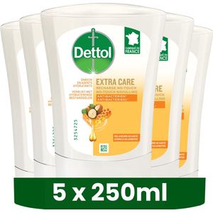 Dettol No-Touch Refill Extra Care Honey & Sheabutter 250ML x 5