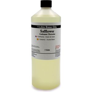 Basis Olie - Saffloerolie - 1 Liter - Aromatherapie - Basisolie - Draagolie - Basisolie Voor Etherische Oliën