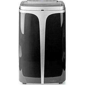Nedis Mobiele Airconditioner - 12000 BTU - 100 m³ - 3 Snelheden - Afstandsbediening - Uitschakeltimer - Grijs / Zwart