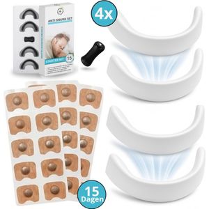 Twenty4seven® Anti Snurk Magnetische Neusclips - 15 Paar - Neusspreider Set - Snurkbeugel - Neuspleister - Neusstrips Tegen Snurken