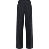 Jansen Amsterdam - Aleid - Wide Leg Pantalon - Antraciet