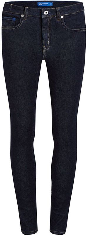 Karl Lagerfeld - KLJ High Rise Skinny Denim - Rinse Blue - Dames Jeans