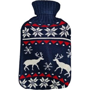 Warmwaterkruik – Kruik - Warmwaterkruik Met Hoesje – 2l – Jacquard