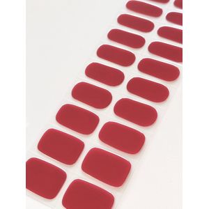 BIMA Nails - Gellak Nagel Stickers - Gel Nagel Wraps - Nail Art - UV lamp nodig - Raspberry Bloom