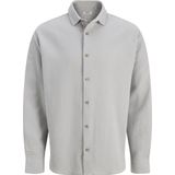 JACK&JONES - JREBIKE MELANGE SHIRT LS SN - Grijs - Overhemden