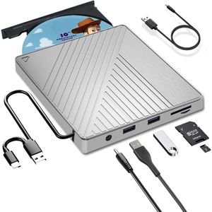 CLGP® Externe DVD Speler voor Laptop - CD Brander - Plug & Play