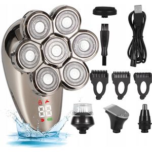 Elektrische Scheerapparaat voor Hoofd & Baard - Draadloos & Waterdicht