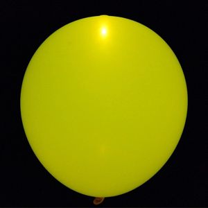 Festivez - 15x Gele ballon met verlichting | Led Ballon | Led | Feestversiering | Gele ballon | versiering voor binnen en buiten | Glow in the dark |