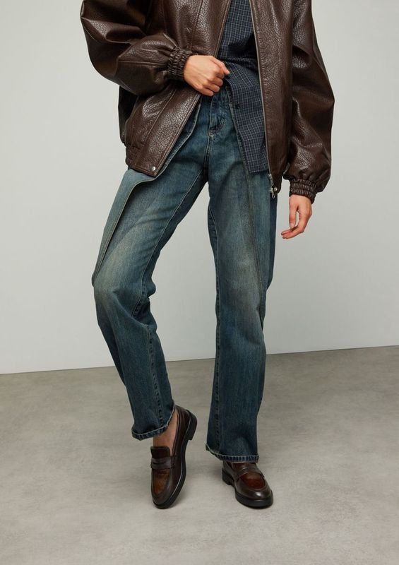 Sacha - Loafers - Bruin - Leren - Pony Hair