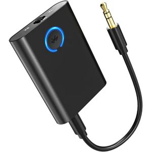 Bluetooth Receiver Aux - Ontvanger - Carkit - Zwart