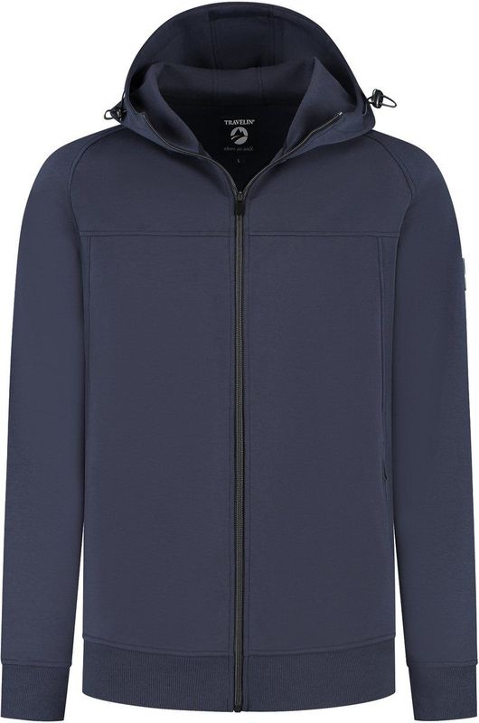 Travelin' Steffen Heren - Outdoorvest - Sweater - Navy