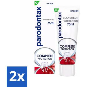 2 x Parodontax - Tandpasta - Complete Protection Whitening - Tegen Bloedend Tandvlees - 75 ml - Tandpasta - Tanden - Tandvlees - Witte Tanden - Bloedend Tandvlees