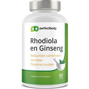 Rhodiola Rosea (rozenwortel) Extract - 60 Vcaps - PerfectBody.nl