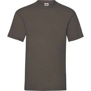 Fruit of the Loom - 5 stuks Valueweight T-shirts Ronde Hals - Chocolate - S