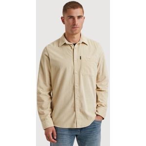 PME Legend - Casual Hemd Lange Mouw - Beige - Dobby Cord - PSI2510206/7013