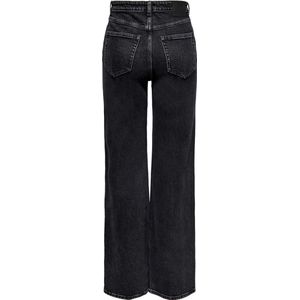 Only Juicy Wide Leg Jeans Met Hoge Taille Zwart 31 / 30 Vrouw