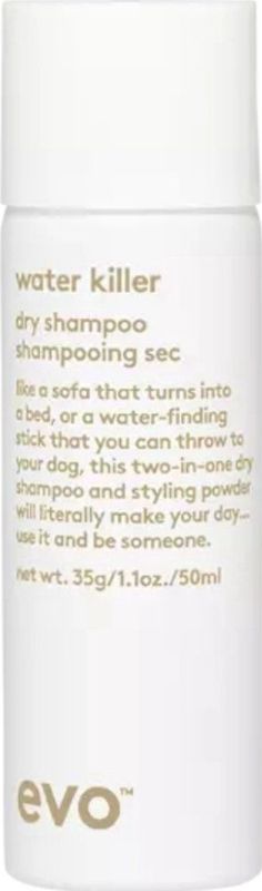 EVO Water Killer Dry Shampoo 50 ml - Droogshampoo vrouwen - Voor