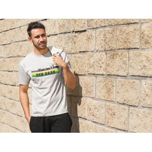 T-shirt Den Haag Skyline – Voor echte fans en trotse Hagenaren - Wit Maat XL