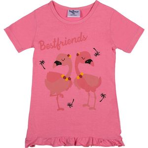 Fun2Wear - Flamingo nachthemd - Roze - Maat 146/152 -