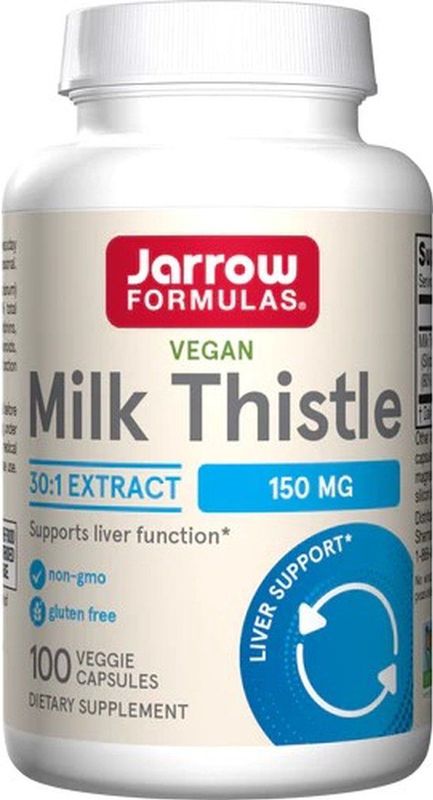 Jarrow Formulas - Milk Thistle - 100 Capsules - Silymarin 80% - Mariadistel