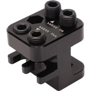 Motorcycle ATV Master Link Press Tool - Billet Aluminium Zwart Geanodiseerd - Brede Toepassing voor 520 525 530 Chain .