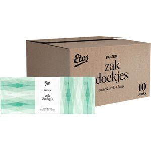 Etos Zakdoekjes Balsem - Voordeelverpakking - 10 stuks ( 10 x 15 stuks ) - 150 pakjes - 1500 zakdoekjes