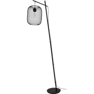 EGLO Wrington Vloerlamp - E27 - 194 cm - Zwart