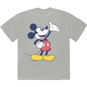 Disney Mickey Mouse - Reveal Heren T-shirt - S - Grijs