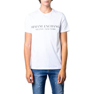 Armani Exchange 8nzt72-z8h4z T-shirt Met Korte Mouwen Wit M Man