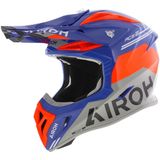 Airoh - Aviator Ace 2 - Crosshelm - Glans Grijs Blauw Oranje