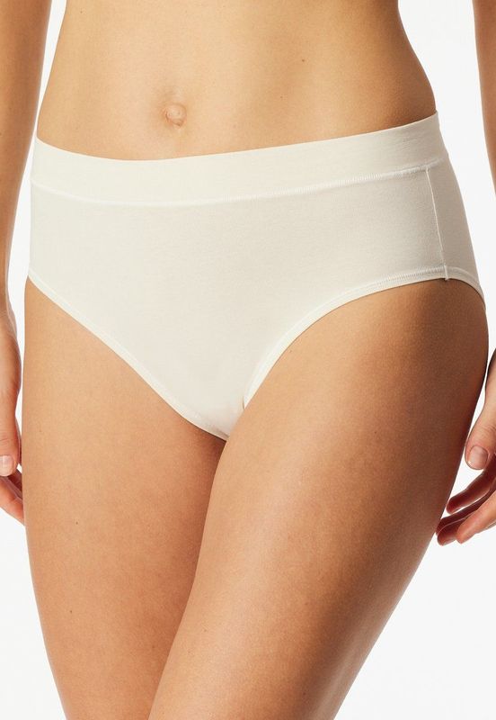 SCHIESSER - Slip - Offwhite - Katoen - Mid Waist